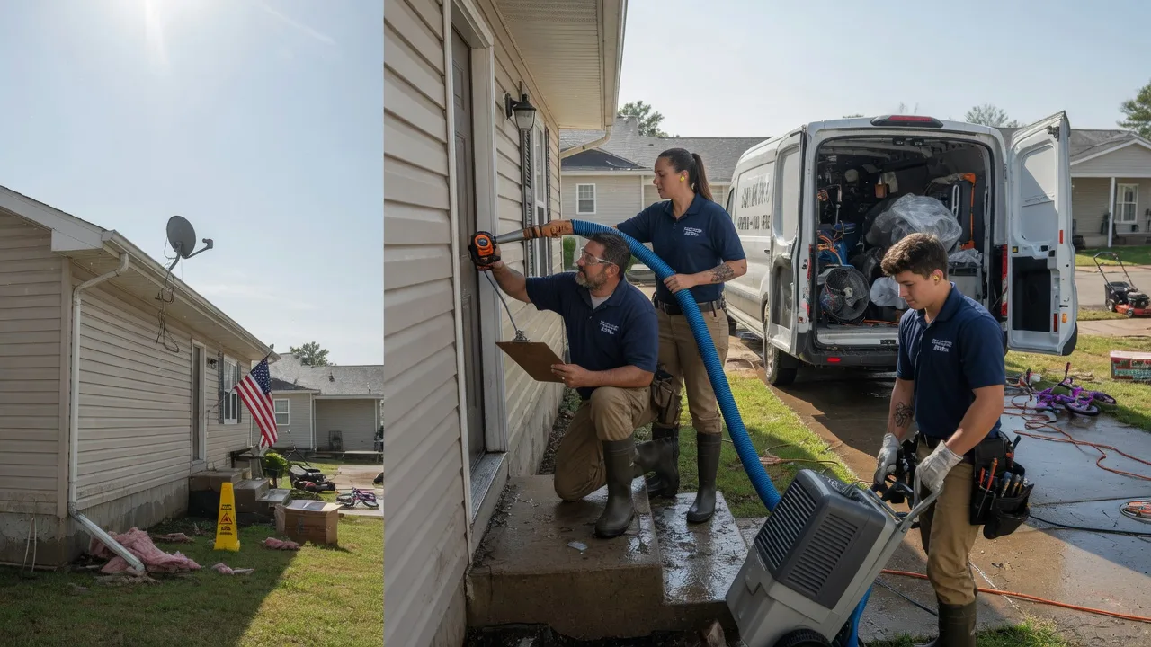 Ceiling Water Damage Restoration in Glenarm, IL near me